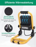 Aigostar LED Baustrahler IP65 2er Set 4500LM 15000 Stunden Bild 5
