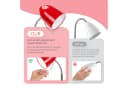 Aigostar Schreibtischlampe Retro Kind Tischlampe Rot E27 Flexibler Arm Bild 3