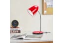 Aigostar Schreibtischlampe Retro Kind Tischlampe Rot E27 Flexibler Arm Bild 5
