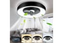 Aigostar Smart Deckenventilator mit LED 40W, Dimmbar, Schwarz Bild 1