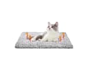 nobleza Selbstheizende Tierdecke Grau Wärmematte für Katzen & Hunde Bild 2