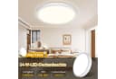 Great Jacob LED Deckenleuchte Ultraflach Dimmbar 24W 3300 LM Ø 28,9 cm Bild 3