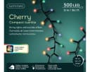Lumineo LED-Lichterkette CHERRY Compact Twinkle 500 LED 11 m Bunt Bild 2