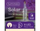 Lumineo LED Solar Flaschenlichterkette Warmweiß 75cm Bild 3