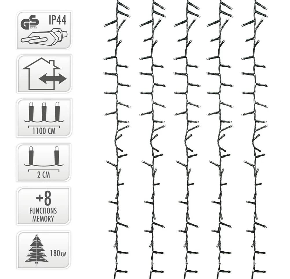 ECD Germany LED-Lichterkette 560 LEDs Warmweiß 11m IP44 - Bild 4