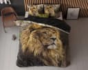 Sitheim® Bettwäsche SLEEPTIME Lion Mind Taupe 3-teilig 100% Baumwolle Bild 2