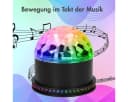 imoshion Rotierende LED-Discolampe mit Fernbedienung und Musik-Sync Bild 1