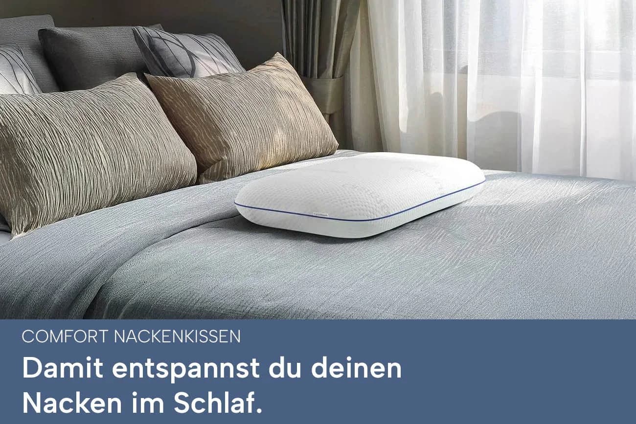 Casimum Nackenkissen COMFORT Memory Foam Ergonomisch 70x40 cm