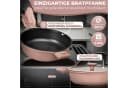 TRAUMLEBEN Bratpfanne 28cm Rosa mit abnehmbaren Griffen Bild 1