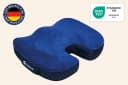 casimum Steißbeinkissen Orthopädisches Sitzkissen RELIEF Blau Memory Schaum Bild 3