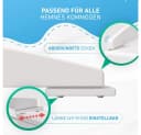 FLIPLINE Wickelaufsatz für IKEA Hemnes Kommode Weiß Bambus Bild 3