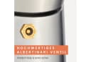GRØNENBERG Espressokocher Edelstahl Induktion 4/6 Tassen Bild 4