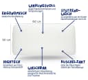 SLEEPI Nackenstützkissen Kids Comfort Kopfkissen Memory Foam Tencel Bild 4