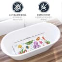 Homerella Badematte rutschfest Kinder BPA-frei 100x40cm mit Haken Bild 1