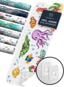 Homerella Badematte rutschfest Kinder BPA-frei 100x40cm mit Haken Bild 2