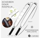 Exitoso Zitronenreibe 2er-Set Edelstahl Zitruszester Bild 3