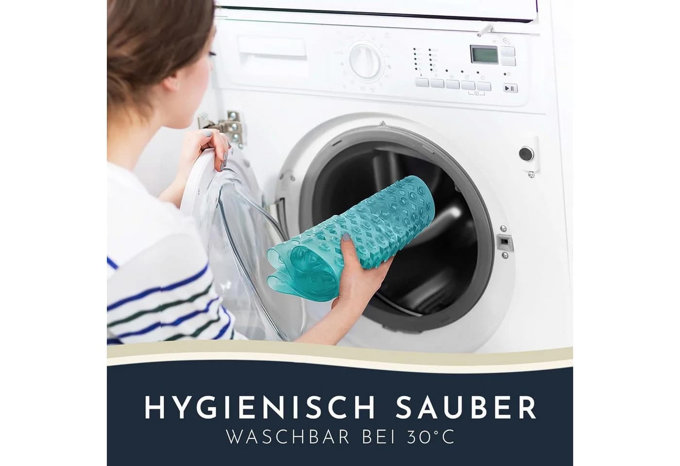 Homerella Badematte rutschfest Hautsensitiv 88x39cm - Bild 5