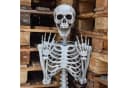 Mikamax XXL Skelett Dekofigur 1,70m Weiß Halloween Bild 1