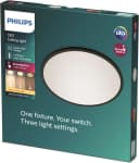Philips SuperSlim LED-Deckenlampe IP44 24,5 cm Schwarz Bild 3