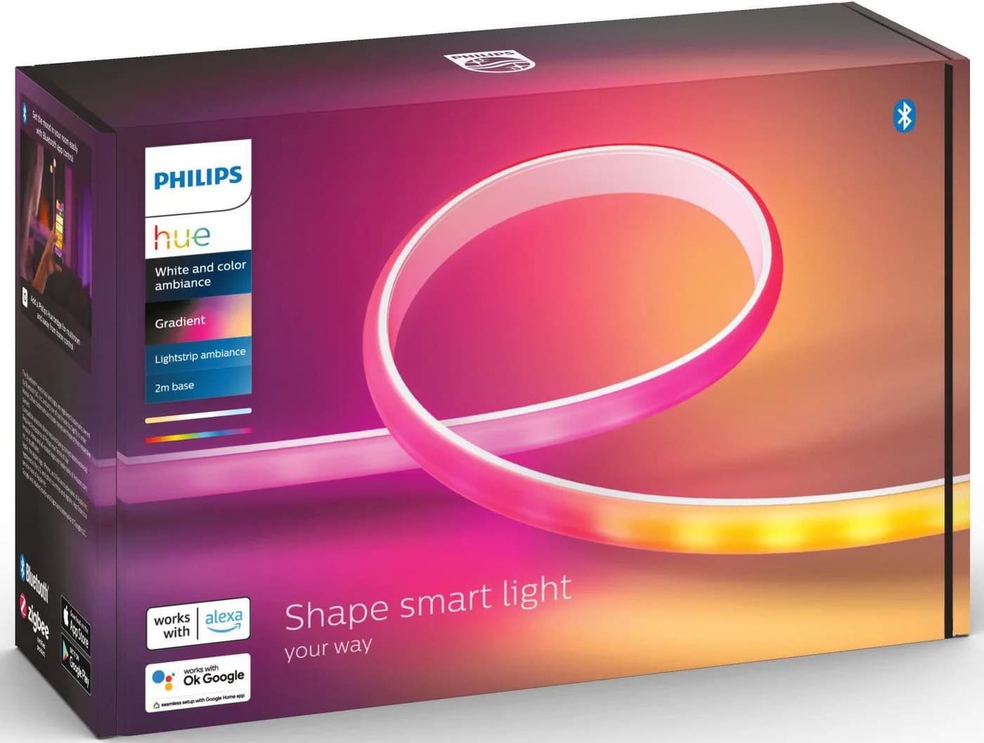 Philips Hue LED Stripe Gradient Ambience Lightstrip 2m Basis - Bild 4