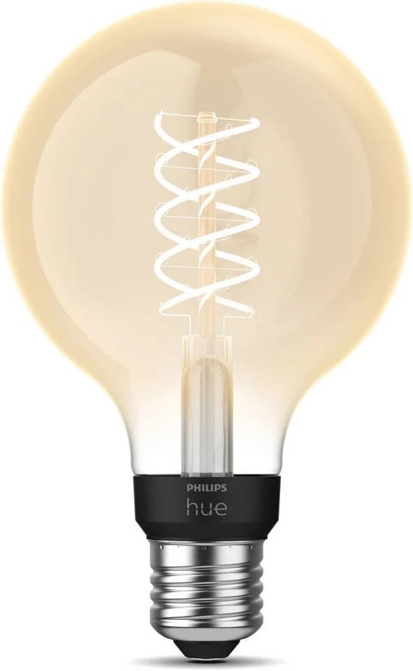 Philips Hue LED-Filament White Globe G93 550lm E27 Warmweiß Smart