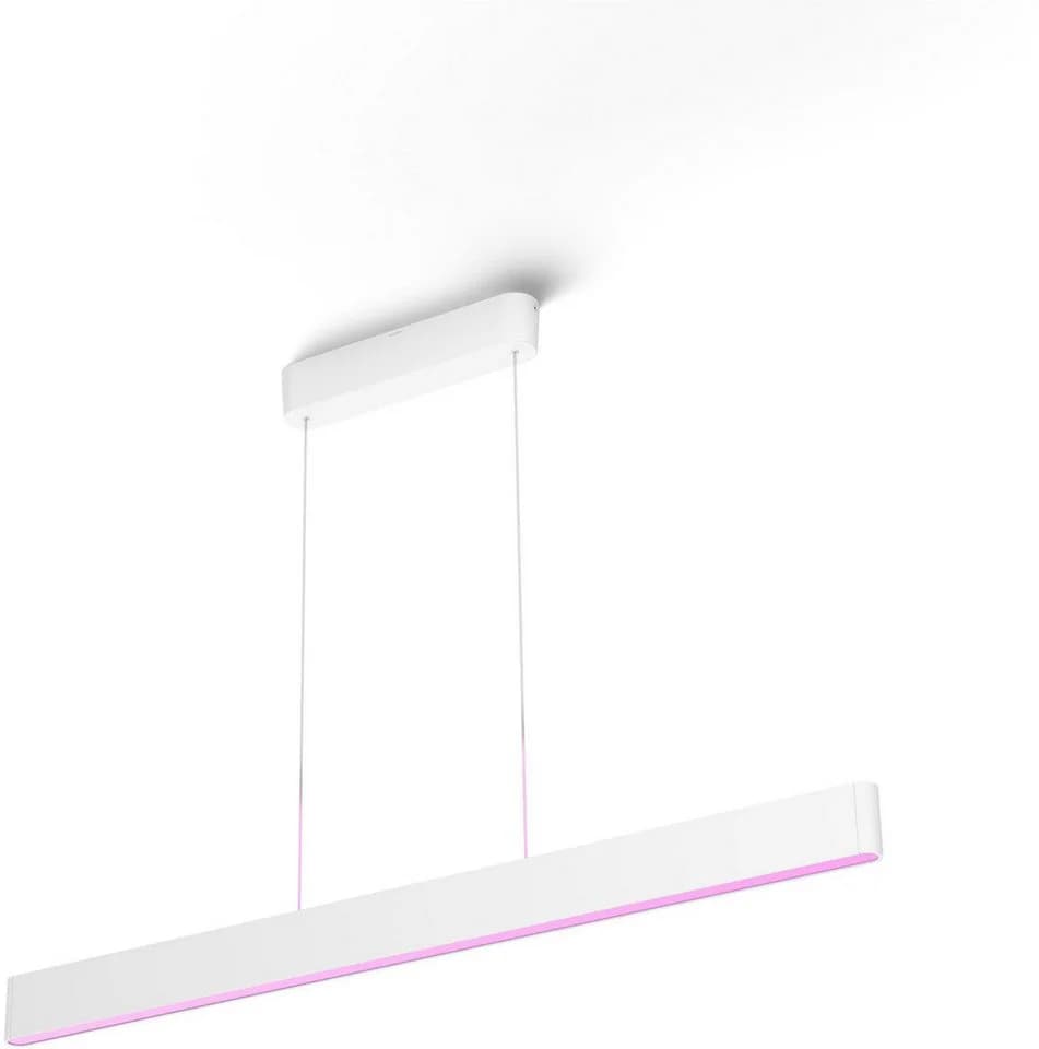 Philips Hue Smarte LED-Leuchte White & Color Ambiance Ensis Pendelleuchte Weiß