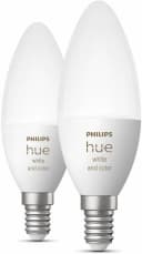Philips Hue LED-Leuchtmittel White and Color Ambiance Kerze 470lm, E14, 2 St., Farbwechsler Bild 5