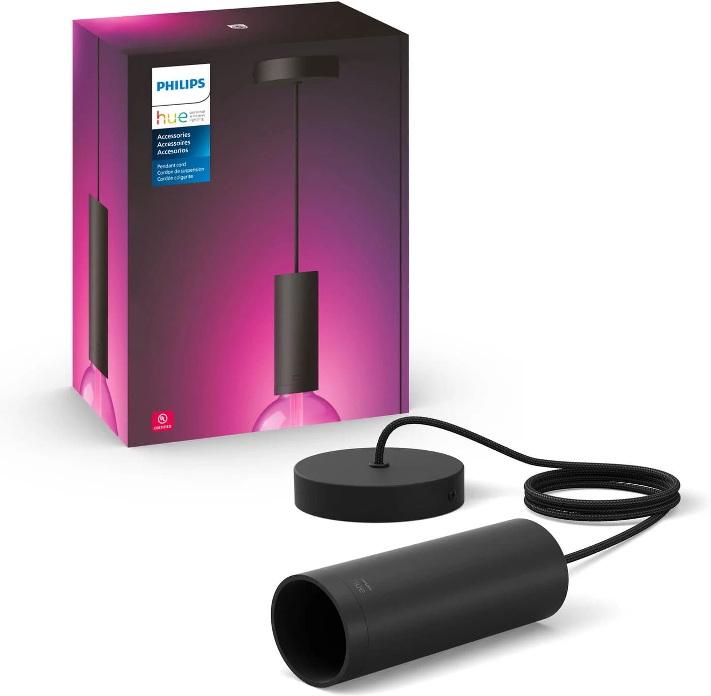 Philips Hue Pendel E27-Fassung Einflammig Schwarz - Bild 4