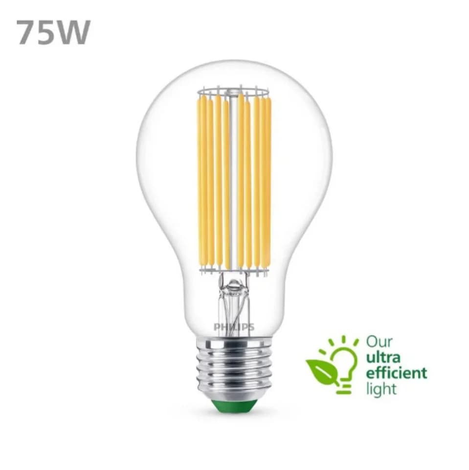 Philips LED E27 A70 Filament Klar 5,2W Kaltweiß 1095lm - Bild 3