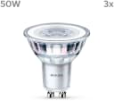 Philips LED-Lampe GU10 4,6W 355lm 3er-Set Bild 2