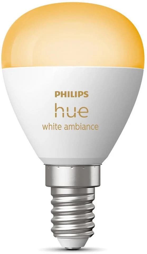 Philips Hue LED-Leuchtmittel White Ambiance Luster 470lm, E14, 1 St., Farbwechsler