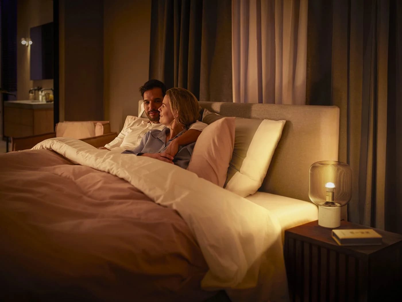 Philips Hue LED-Leuchtmittel White Ambiance Luster 470lm, E14, 2 St., Farbwechsler - Bild 5