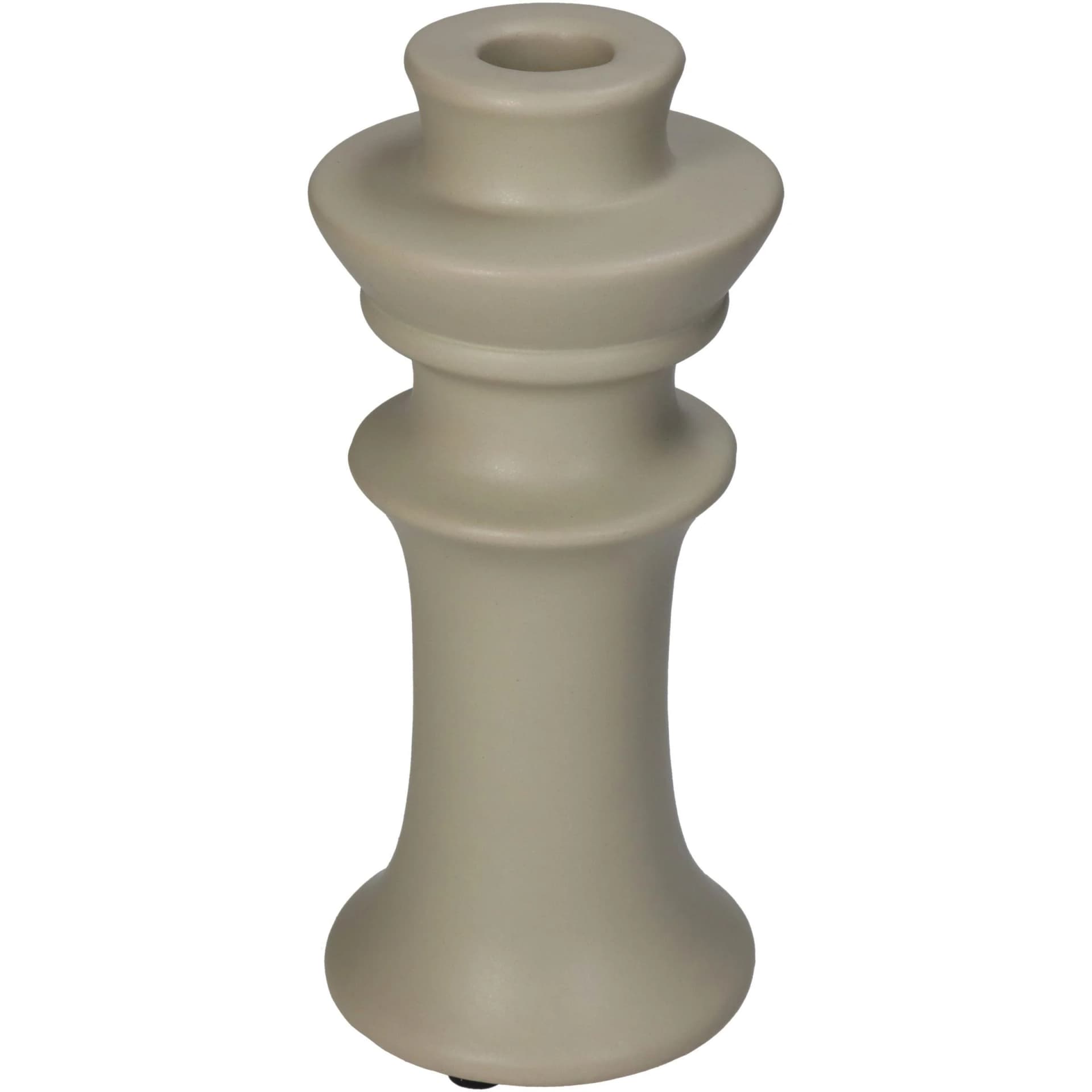 Kerzenhalter STICK Beige Steingut