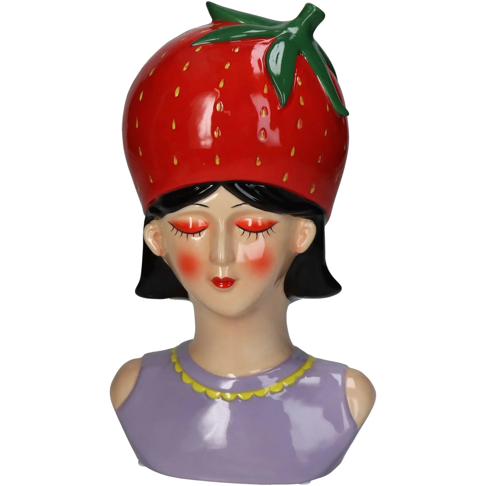 Vase LADY STRAWBERRY Mehrfarbig