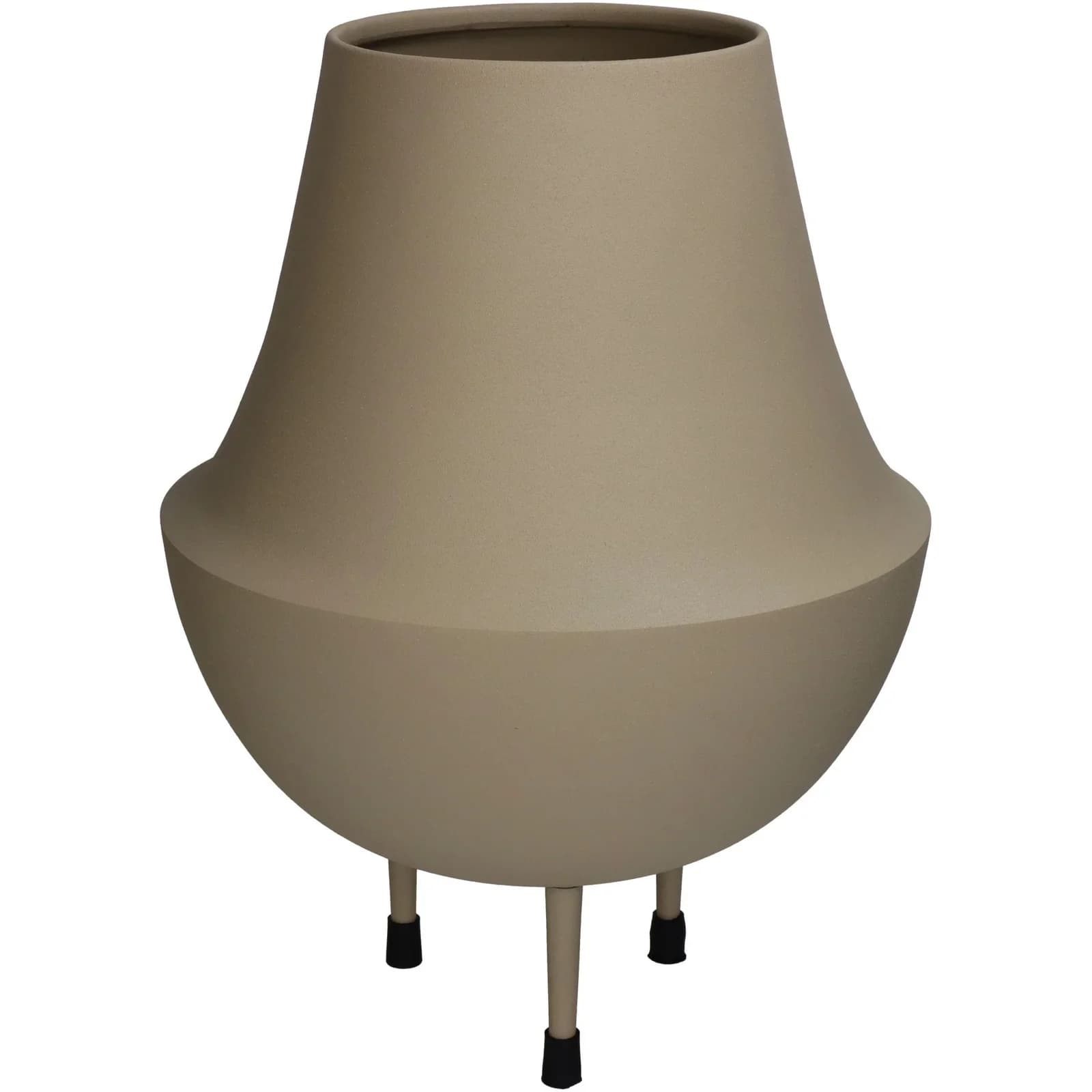 Vase IRON Beige Metall