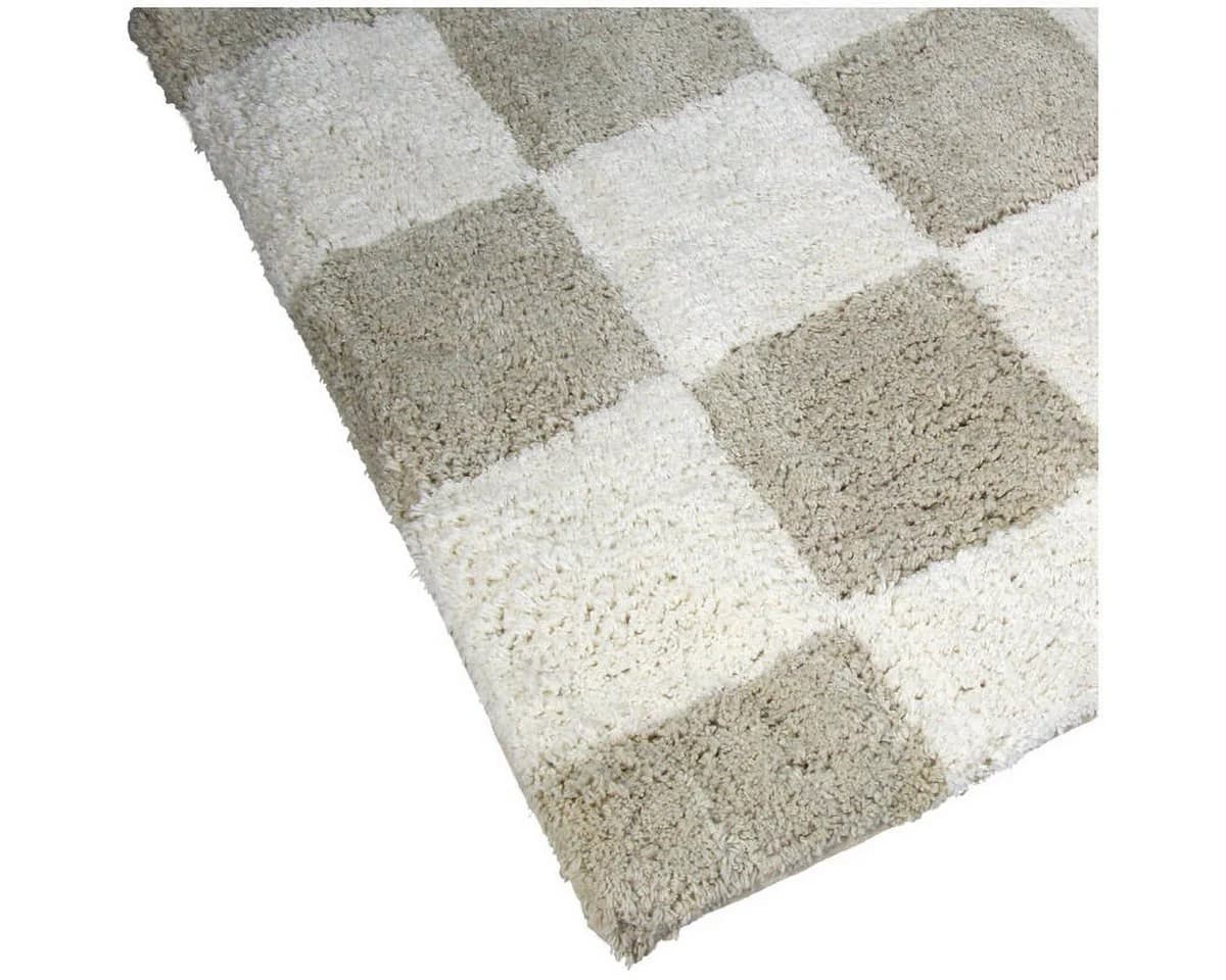 Kersten BV Badematte CHECKER Taupe Creme 100% Baumwolle - Bild 4