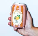 Kersten BV Dekovase Keramik Limonadendose Zitrone Orange/Rosa Bild 5