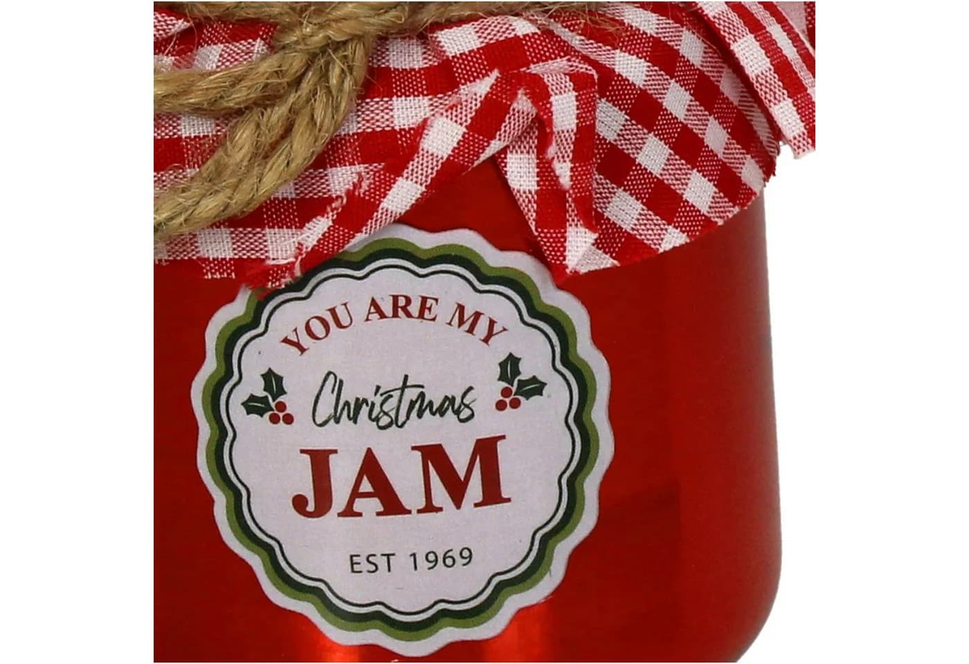 HD Collection Christbaumschmuck Marmelade Figur Rot - Bild 5