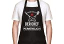 YORA Grillschürze für Männer, lustig, 2-tlg. Set mit personalisierbarer Urkunde Bild 2