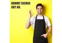 YORA Grillschürze für Männer - Mein Grill, 60 x 90 cm, Set mit personalisierbarer Urkunde Bild 4