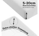 Wolkenfeld Spannbettlaken 100% Baumwolle Jersey Gummizug Bild 4