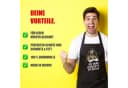YORA Grillschürze für Männer 2-tlg. Set mit personalisierbarer Urkunde Bild 3