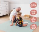 Ehrenkind Spielmatte Krabbelmatte Rutschfest Grau Made in Germany Bild 1