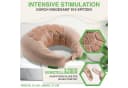 BACKLAxx® Nackenhörnchen Akupressur U-Kissen Rosa Halbleinen Bild 3