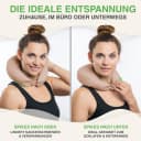 BACKLAxx® Nackenhörnchen Akupressur U-Kissen Rosa Halbleinen Bild 5