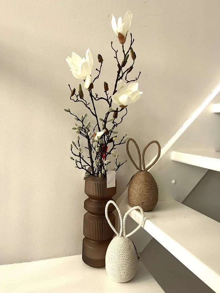 Kunstblume Kunst-Stielblume Magnolienzweig Weiß Goods NL - Bild 4