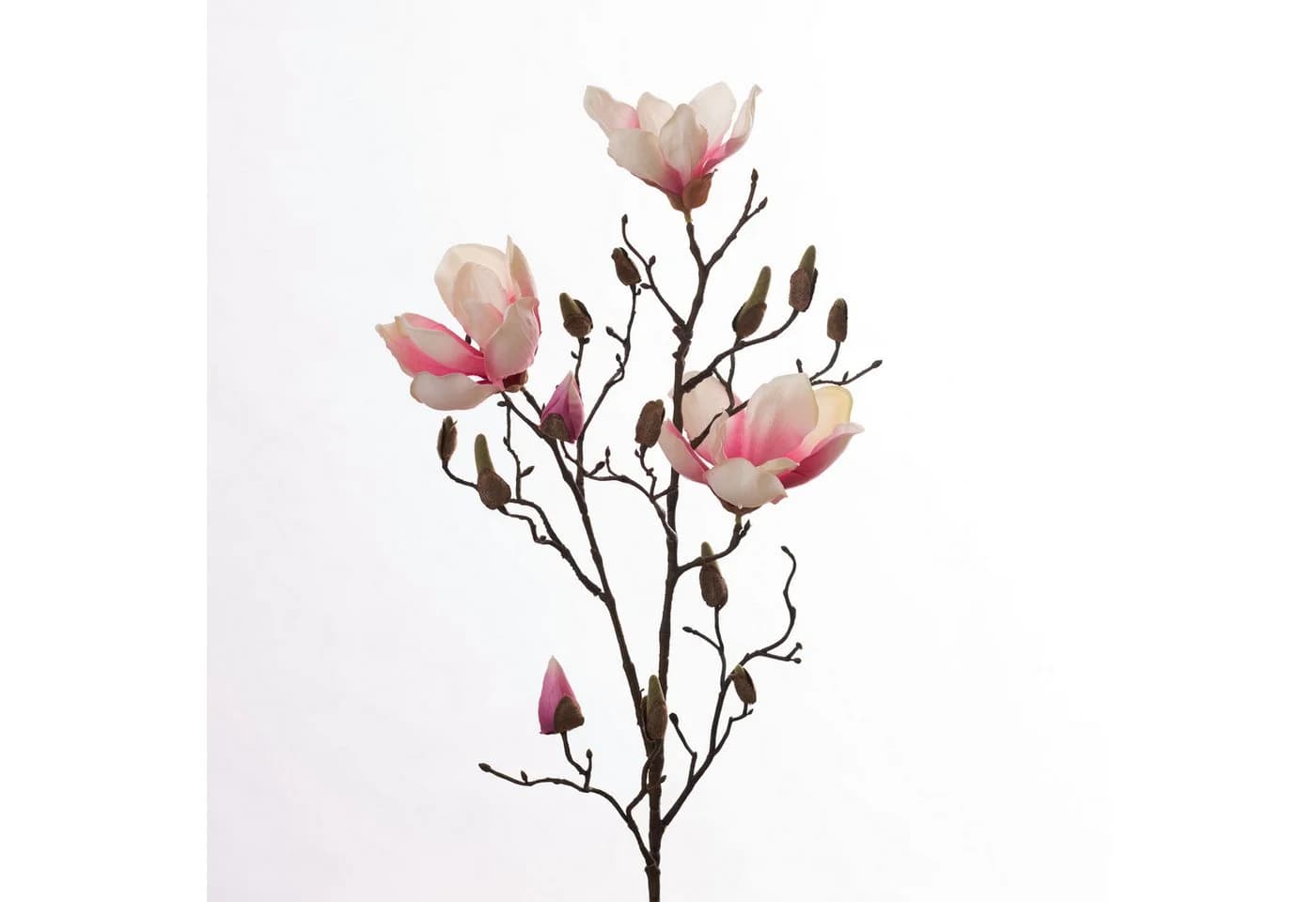 Goods NL Kunstblume Magnolienzweig Creme/Pink - Bild 2