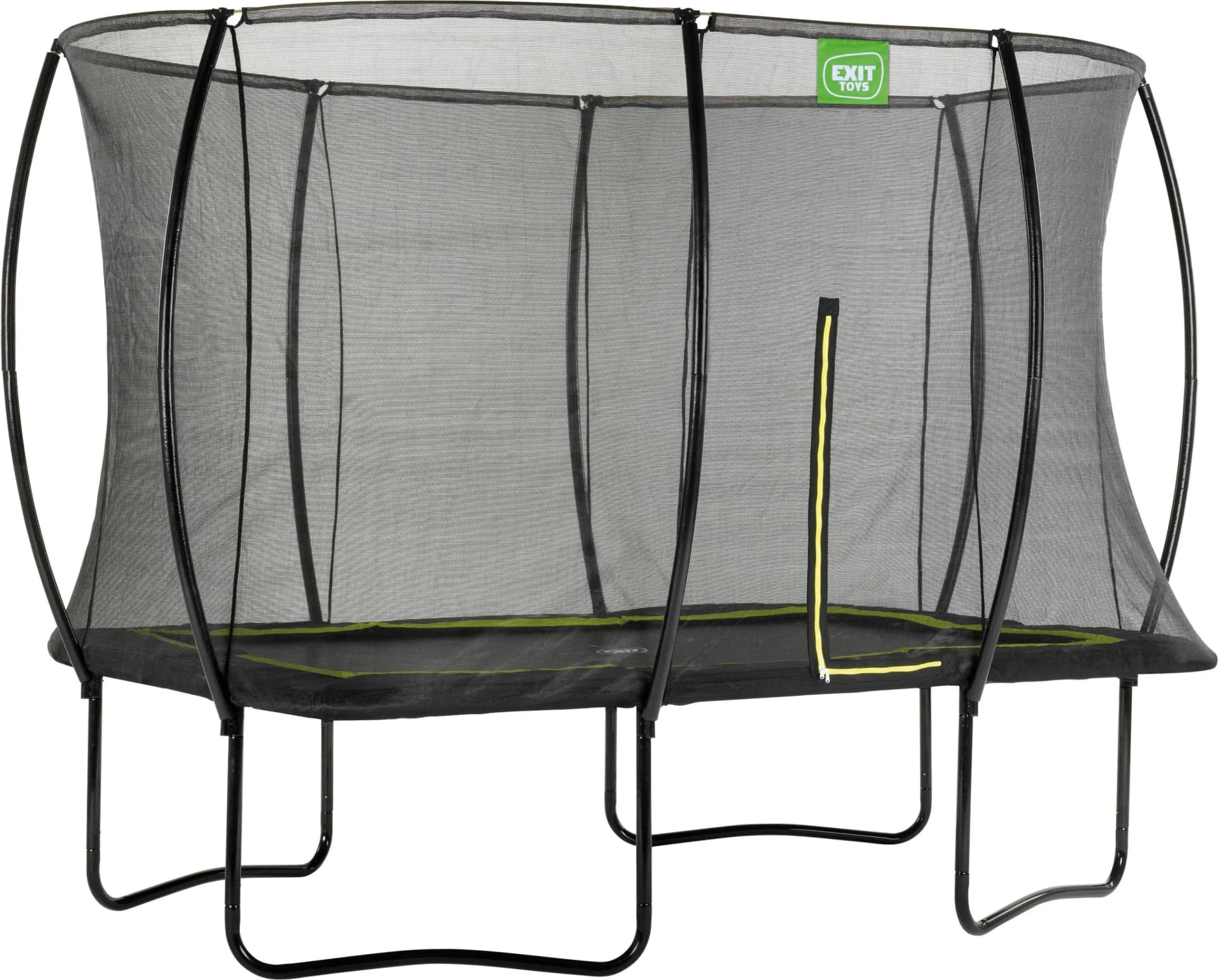 EXIT Silhouette Rechteckiges Trampolin mit Sicherheitsnetz Schwarz - Bild 2