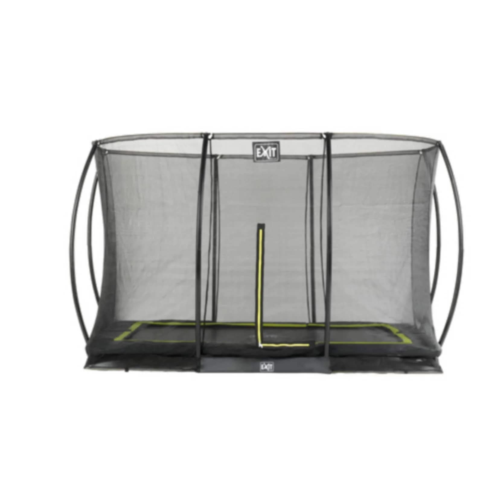EXIT Silhouette Ground Gartentrampolin 214x305 cm mit Sicherheitsnetz Schwarz