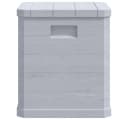 vidaXL Gartenbox 90L Hellgrau Kunststoff Holz-Optik Bild 5